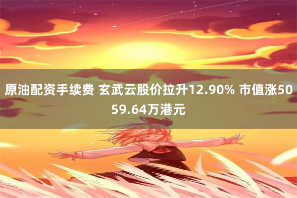 原油配资手续费 玄武云股价拉升12.90% 市值涨5059.64万港元