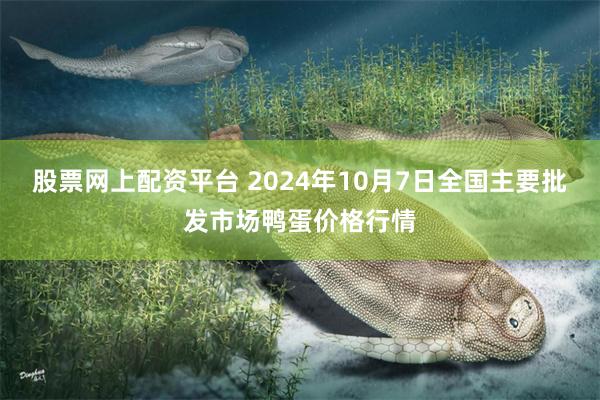 股票网上配资平台 2024年10月7日全国主要批发市场鸭蛋价格行情