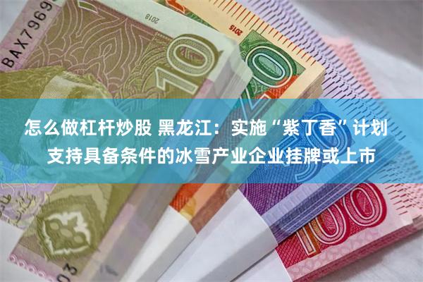 怎么做杠杆炒股 黑龙江：实施“紫丁香”计划  支持具备条件的冰雪产业企业挂牌或上市